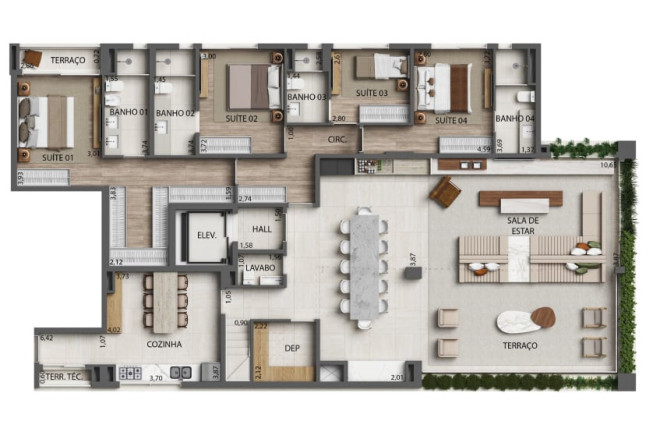 Imagem Cobertura com 3 Quartos à Venda, 354 m² em Moema - São Paulo