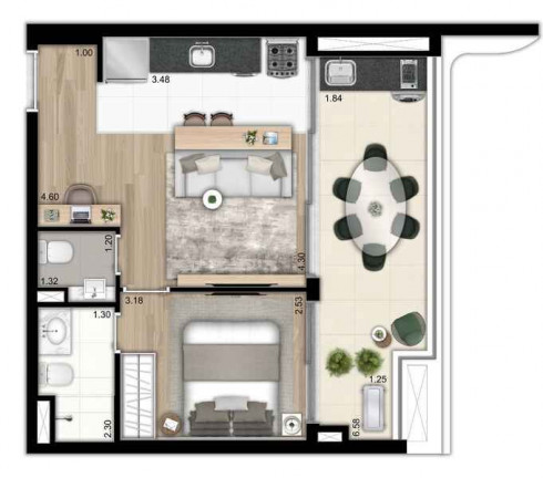 Imagem Apartamento com 2 Quartos à Venda, 50 m² em Vila Pompéia - São Paulo
