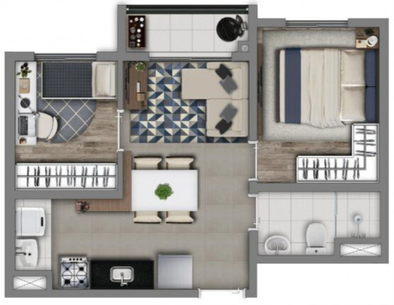 Imagem Imóvel com 2 Quartos à Venda, 36 m² em água Branca - São Paulo