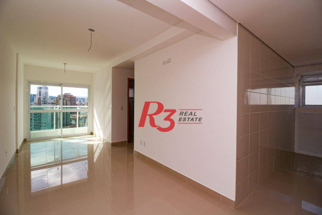 Apartamento com 2 Quartos à Venda, 53 m² em Embaré - Santos