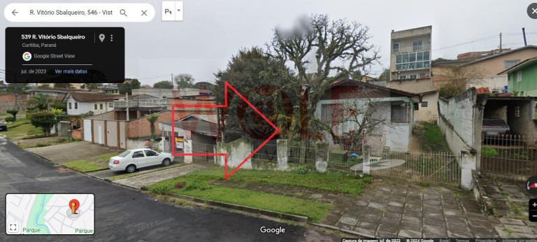 Terreno à Venda, 390 m² em Vista Alegre - Curitiba