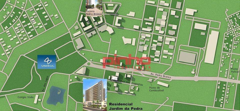 Imagem Apartamento com 2 Quartos à Venda, 67 m² em Cidade Universitária Pedra Branca - Palhoça