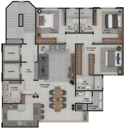 Imagem Cobertura com 4 Quartos à Venda, 236 m² em Pioneiros - Balneário Camboriú Imagem Cobertura com 4 Quartos à Venda, 236 m² em Pioneiros - Balneário Camboriú