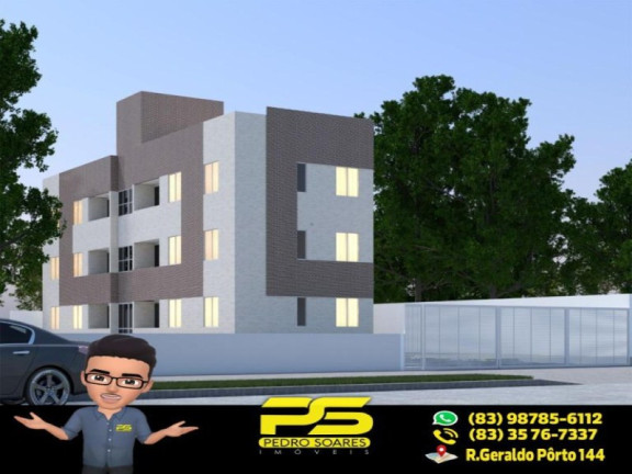 Apartamento com 3 Quartos à Venda, 62 m² em Oitizeiro - João Pessoa