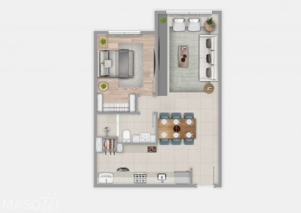 Imagem Apartamento com 1 Quarto à Venda, 5.056 m² em Carniel - Gramado