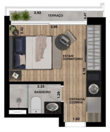 Imagem Imóvel com 1 Quarto à Venda, 20 m² em Paraíso - São Paulo Imagem Imóvel com 1 Quarto à Venda, 20 m² em Paraíso - São Paulo