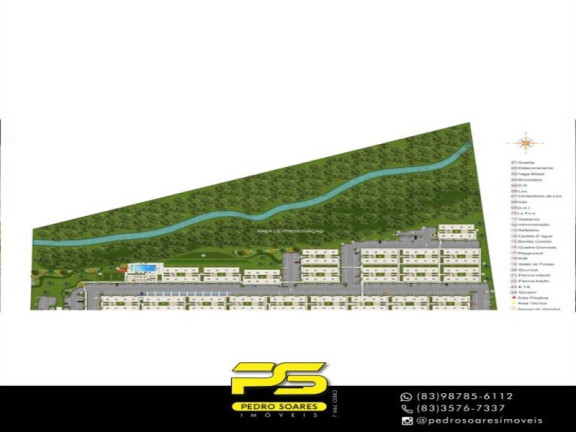 Imagem Apartamento com 2 Quartos à Venda, 47 m² em Portal Do Sol - João Pessoa