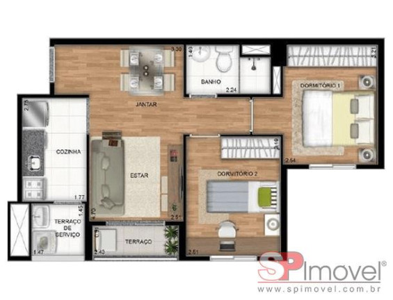 Imagem Apartamento com 2 Quartos à Venda, 50 m² em Liberdade - São Paulo Imagem Apartamento com 2 Quartos à Venda, 50 m² em Liberdade - São Paulo