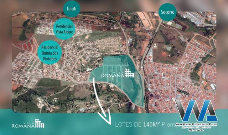 Imagem Terreno à Venda, 140 m² em Residencial Vila Romana - Bragança Paulista Imagem Terreno à Venda, 140 m² em Residencial Vila Romana - Bragança Paulista