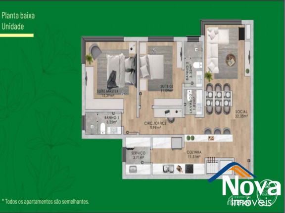 Imagem Imóvel com 2 Quartos à Venda, 250 m² em Pousada Da Neve - Nova Petrópolis