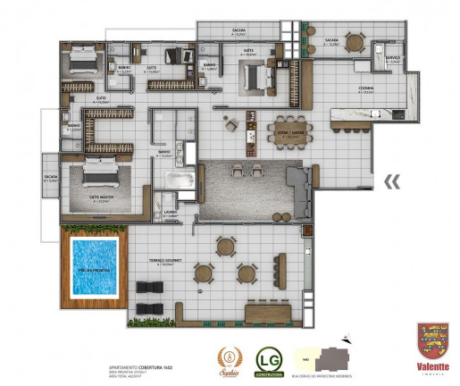 Imagem Cobertura com 4 Quartos à Venda, 462 m² em Floresta - São José Imagem Cobertura com 4 Quartos à Venda, 462 m² em Floresta - São José