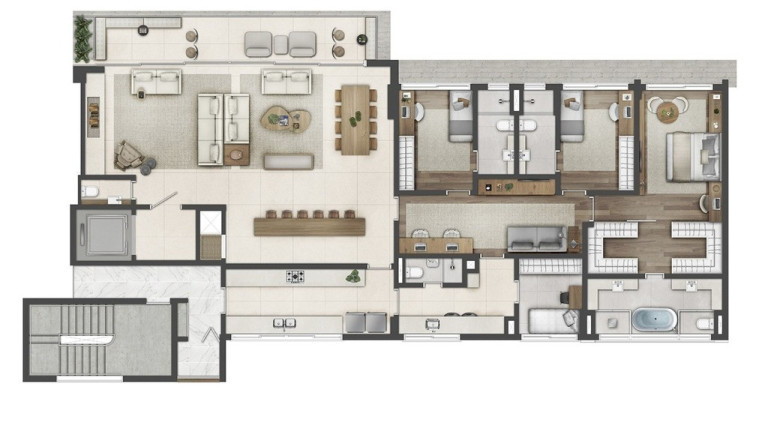 Imagem Apartamento com 3 Quartos à Venda, 246 m² em Boa Vista - Porto Alegre Imagem Apartamento com 3 Quartos à Venda, 246 m² em Boa Vista - Porto Alegre