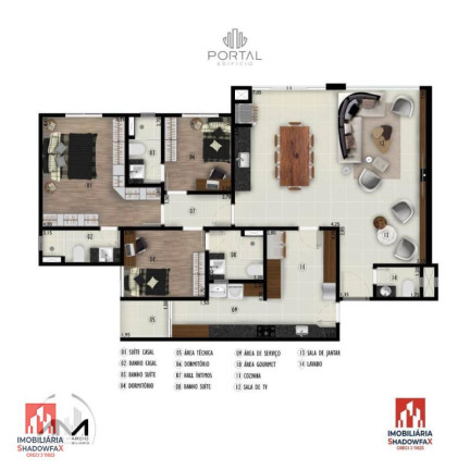 Imagem Apartamento com 3 Quartos à Venda, 116 m² em Cohafaba Iii Plano - Dourados Imagem Apartamento com 3 Quartos à Venda, 116 m² em Cohafaba Iii Plano - Dourados