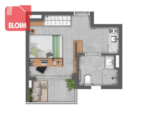 Imagem Apartamento com 1 Quarto à Venda, 40 m² em Pinheiros - São Paulo Imagem Apartamento com 1 Quarto à Venda, 40 m² em Pinheiros - São Paulo