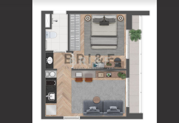 Imagem Apartamento com 1 Quarto à Venda, 31 m² em Jardim Das Acacias - São Paulo Imagem Apartamento com 1 Quarto à Venda, 31 m² em Jardim Das Acacias - São Paulo