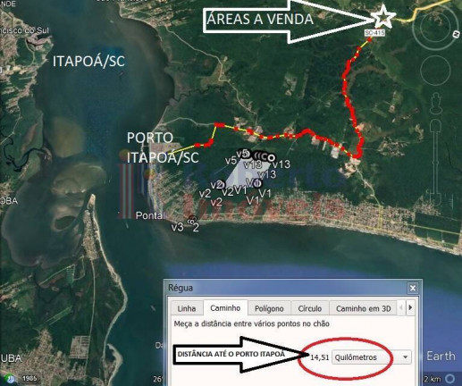 Imagem Terreno à Venda, 105 m² em Saí Mirim - Itapoá Imagem Terreno à Venda, 105 m² em Saí Mirim - Itapoá