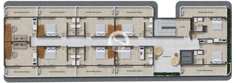 Imagem Apartamento com 1 Quarto à Venda, 19 m² Imagem Apartamento com 1 Quarto à Venda, 19 m²