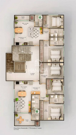Imagem Apartamento com 2 Quartos à Venda, 62 m² em Centro - Barra Velha