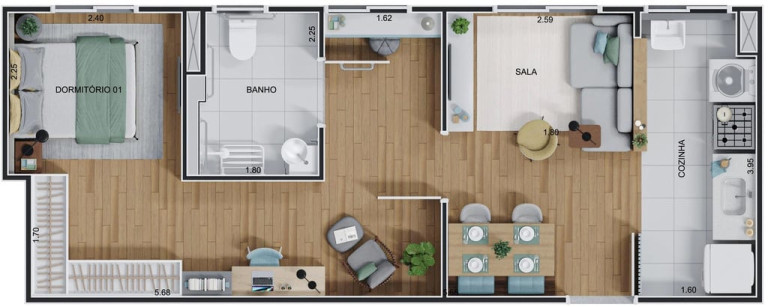 Imagem Imóvel com 2 Quartos à Venda, 40 m² em Freguesia Do ó - São Paulo