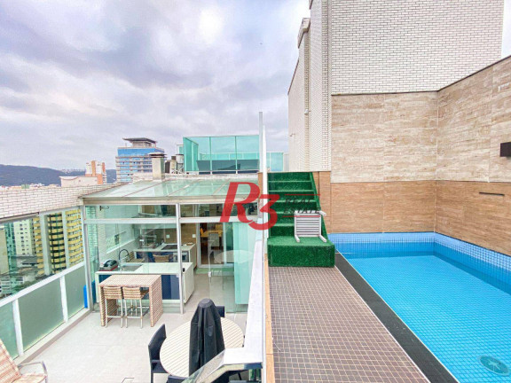 Imagem Cobertura com 3 Quartos à Venda, 244 m² em Gonzaga - Santos Imagem Cobertura com 3 Quartos à Venda, 244 m² em Gonzaga - Santos