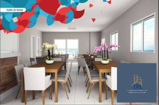 Imagem Apartamento com 1 Quarto à Venda, 50 m² em Guilhermina - Praia Grande