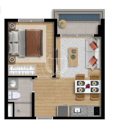 Imagem Apartamento com 1 Quarto à Venda, 29 m² em São Judas - São Paulo