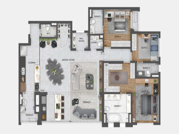 Imagem Apartamento com 4 Quartos à Venda, 169 m² em Ibirapuera - São Paulo Imagem Apartamento com 4 Quartos à Venda, 169 m² em Ibirapuera - São Paulo