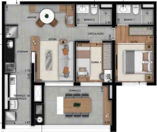 Imagem Apartamento com 3 Quartos à Venda, 120 m² em Butantã - São Paulo