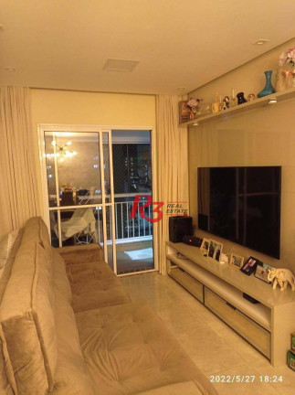 Apartamento com 3 Quartos à Venda, 82 m² em Estuário - Santos