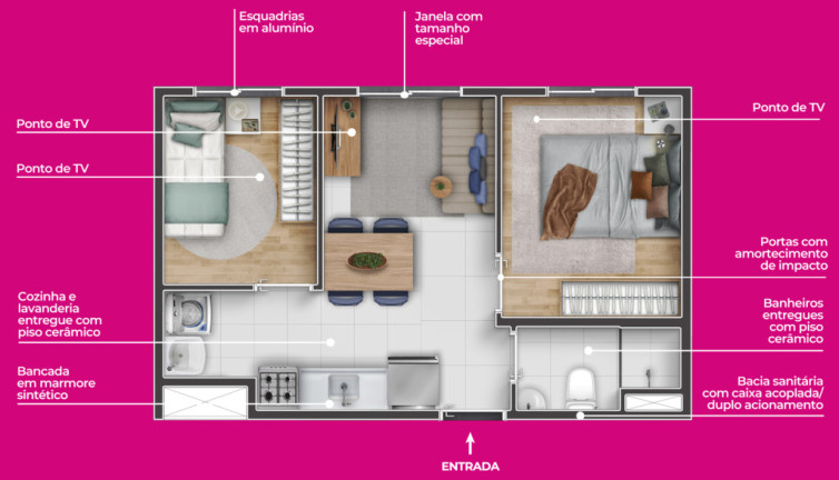 Imagem Imóvel com 2 Quartos à Venda, 32 m² em Vila Princesa Isabel - São Paulo