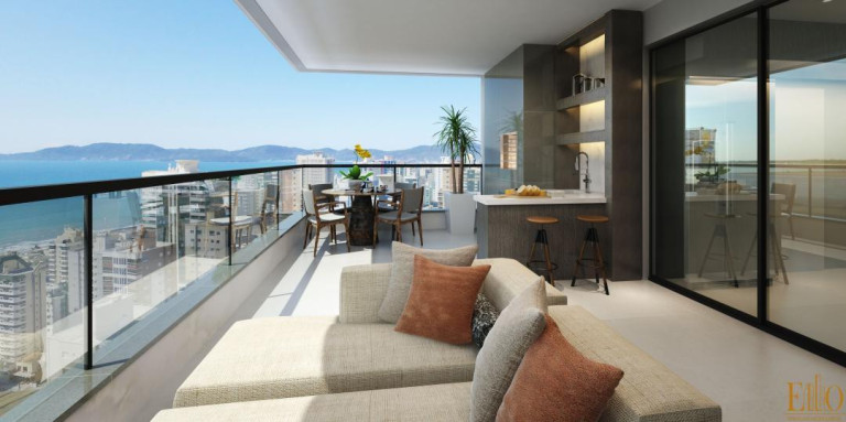 Apartamento com 3 Quartos à Venda, 137 m² em Meia Praia - Itapema