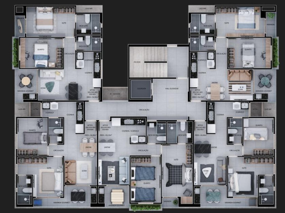 Imagem Apartamento com 2 Quartos à Venda, 56 m² em Bessa - João Pessoa Imagem Apartamento com 2 Quartos à Venda, 56 m² em Bessa - João Pessoa