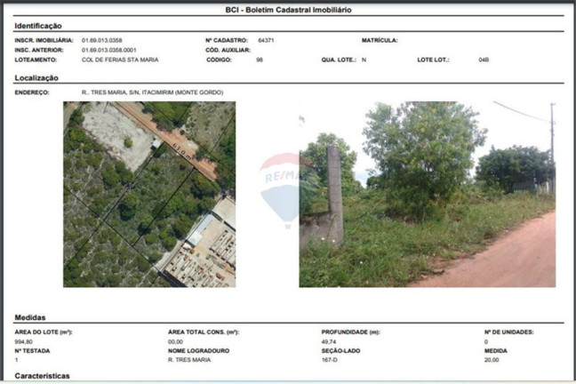 Imagem Terreno à Venda, 1.000 m² em Itacimirim - Camaçari Imagem Terreno à Venda, 1.000 m² em Itacimirim - Camaçari