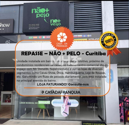 Sala Comercial à Venda, 100 m² em Santa Felicidade - Curitiba