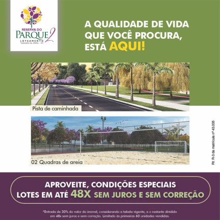 Imagem Terreno à Venda, em Reserva Do Parque - Tangará Da Serra Imagem Terreno à Venda, em Reserva Do Parque - Tangará Da Serra
