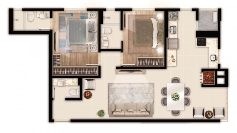 Imagem Apartamento com 3 Quartos à Venda, 11.880 m² em Itapema - Itapema