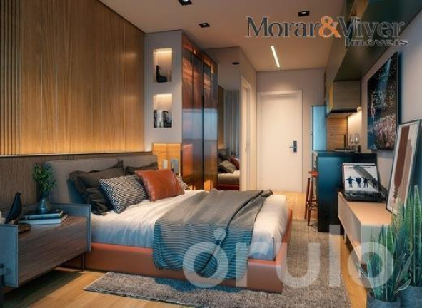 Imagem Imóvel com 1 Quarto à Venda, 19 m² em Centro - Curitiba