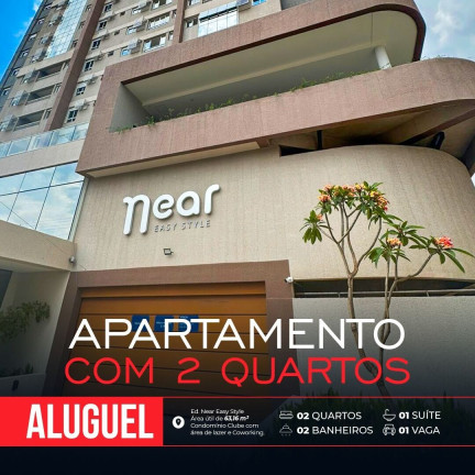 Imagem Apartamento com 2 Quartos para Alugar, 63 m² em Parque Amazônia - Goiânia Imagem Apartamento com 2 Quartos para Alugar, 63 m² em Parque Amazônia - Goiânia