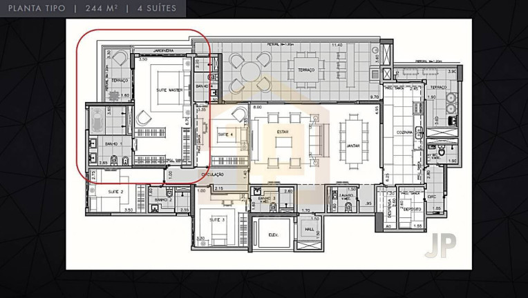 Imagem Apartamento com 3 Quartos à Venda, 244 m² em Vila Clementino - São Paulo