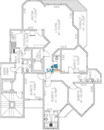 Imagem Apartamento com 4 Quartos à Venda, 162 m² em Campo Belo - São Paulo
