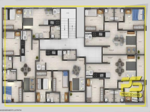 Imagem Apartamento com 1 Quarto à Venda, 50 m² em Aeroclube - João Pessoa Imagem Apartamento com 1 Quarto à Venda, 50 m² em Aeroclube - João Pessoa