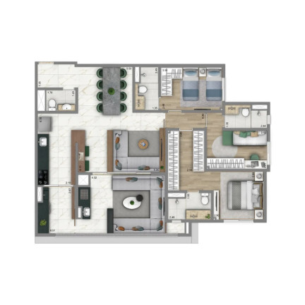Imagem Apartamento com 3 Quartos à Venda, 147 m² em Tatuapé - São Paulo Imagem Apartamento com 3 Quartos à Venda, 147 m² em Tatuapé - São Paulo