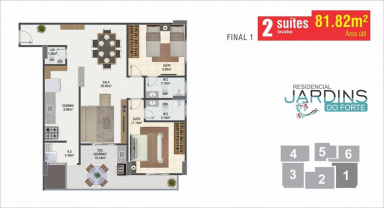 Imagem Apartamento com 2 Quartos à Venda, 82 m² em Forte - Praia Grande Imagem Apartamento com 2 Quartos à Venda, 82 m² em Forte - Praia Grande