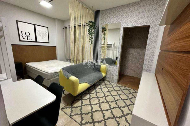 Imagem Apartamento com 1 Quarto para Alugar, 30 m² em Embaré - Santos Imagem Apartamento com 1 Quarto para Alugar, 30 m² em Embaré - Santos