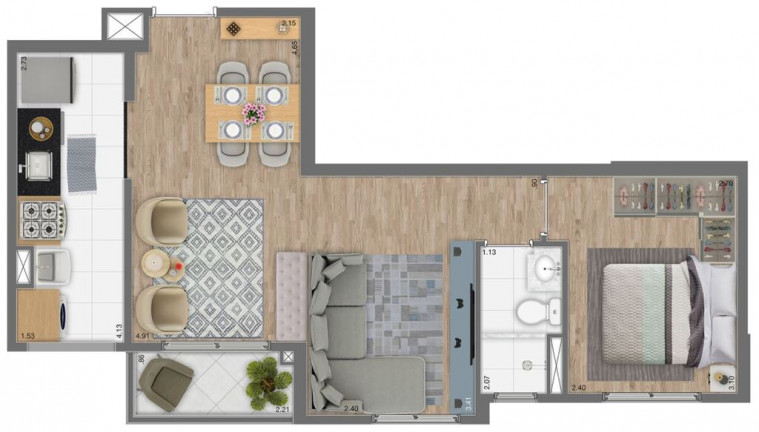 Imagem Apartamento com 2 Quartos à Venda, 64 m² em Vila Andrade - São Paulo Imagem Apartamento com 2 Quartos à Venda, 64 m² em Vila Andrade - São Paulo