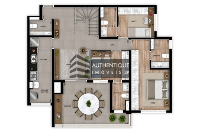 Imagem Apartamento com 4 Quartos à Venda, 132 m² em Vila Boa Vista - Santo André Imagem Apartamento com 4 Quartos à Venda, 132 m² em Vila Boa Vista - Santo André