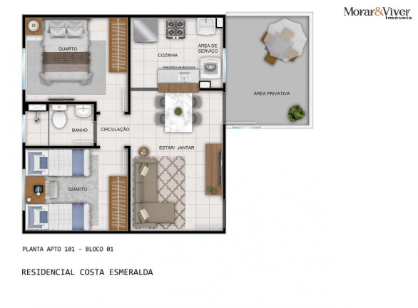 Imagem Apartamento com 2 Quartos à Venda, 38 m² em Santo Antônio - São José Dos Pinhais