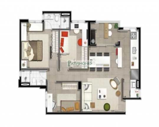 Imagem Imóvel com 2 Quartos à Venda, 67 m² em Ponte Preta - Campinas Imagem Imóvel com 2 Quartos à Venda, 67 m² em Ponte Preta - Campinas