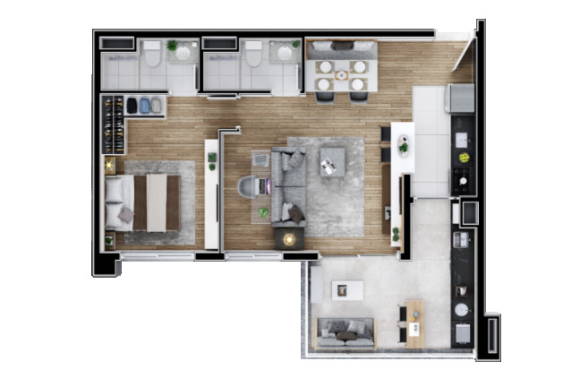 Imagem Apartamento com 2 Quartos à Venda, 64 m² em Paraíso - São Paulo
