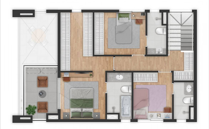 Imagem Apartamento com 3 Quartos à Venda, 91 m² em Jardim Das Acácias - São Paulo Imagem Apartamento com 3 Quartos à Venda, 91 m² em Jardim Das Acácias - São Paulo